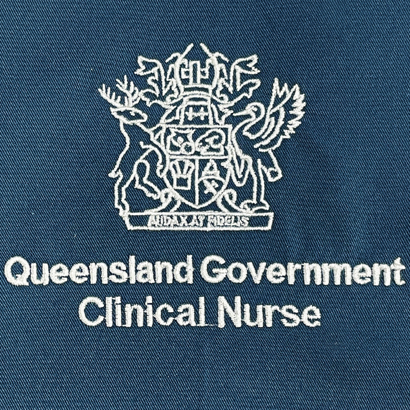 Embroidery Stock Logos - Queensland Government Clinical Nurse