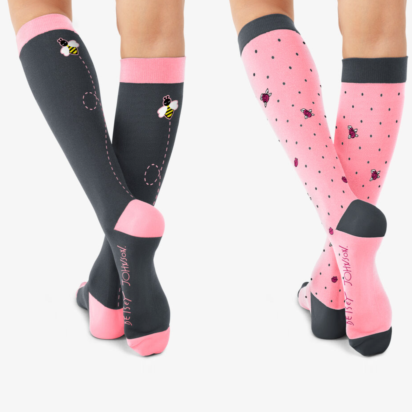 Womens Koi Compression Socks - Bumble Love