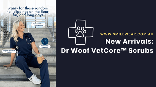 Dr Woof VetCore™ Vet Med Scrubs Are Here: Built by Vets, for Vets
