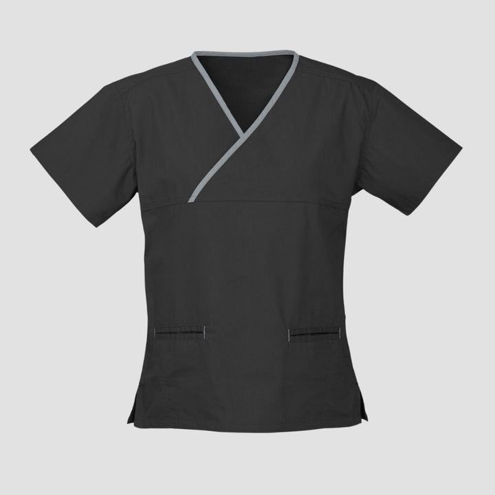 H10722 - Womens Fashion Biz Contrast Top