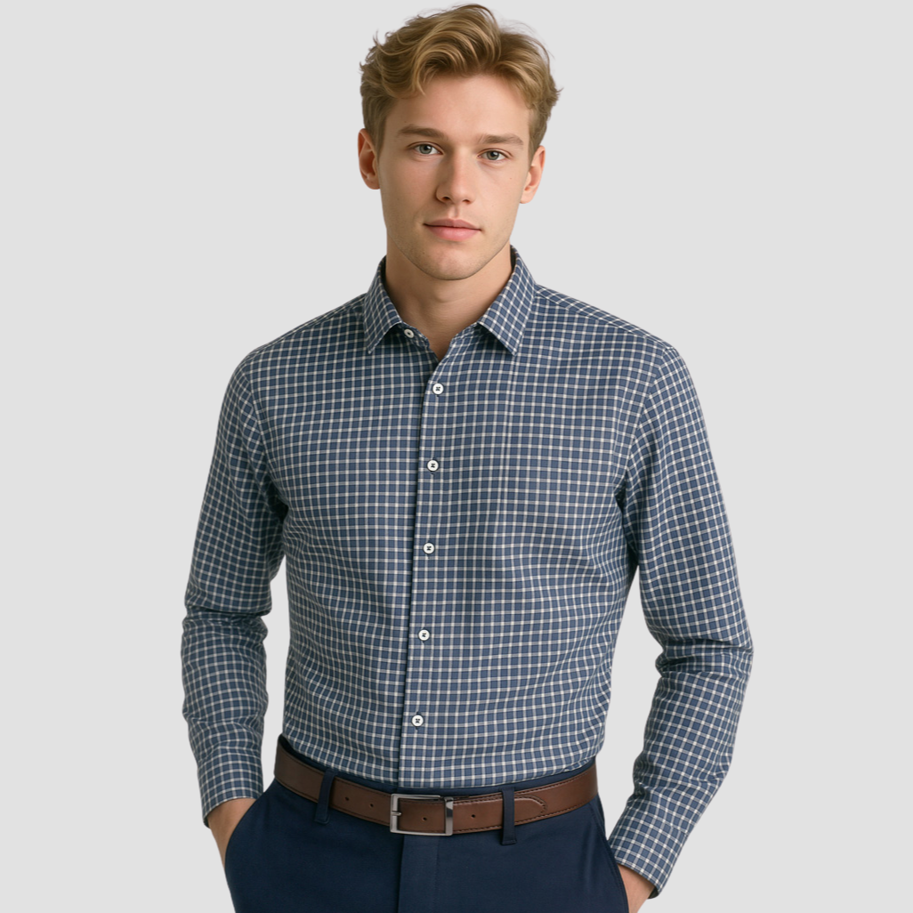 RS070ML - Mens Fashion Biz Noah Long Sleeve Shirt