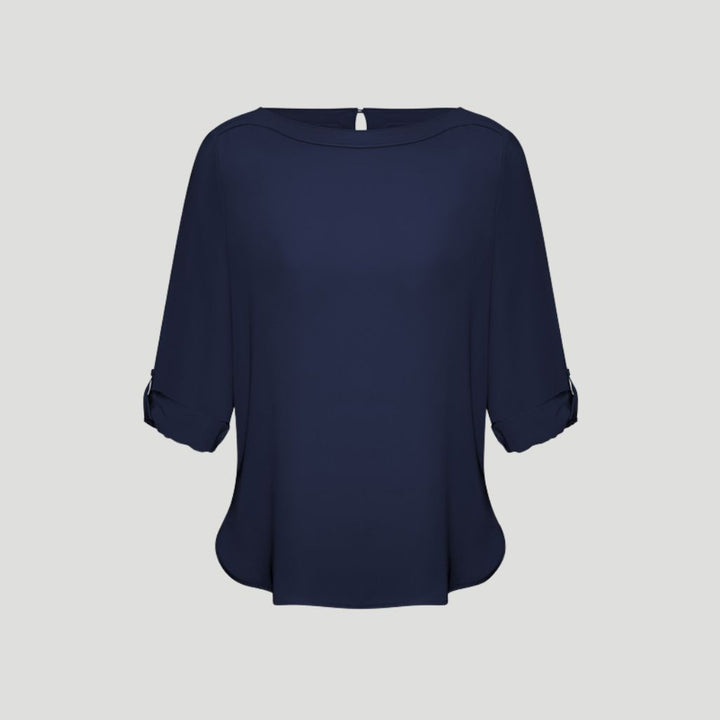 S828LL - Womens Fashion Biz Madison Boat Neck Top