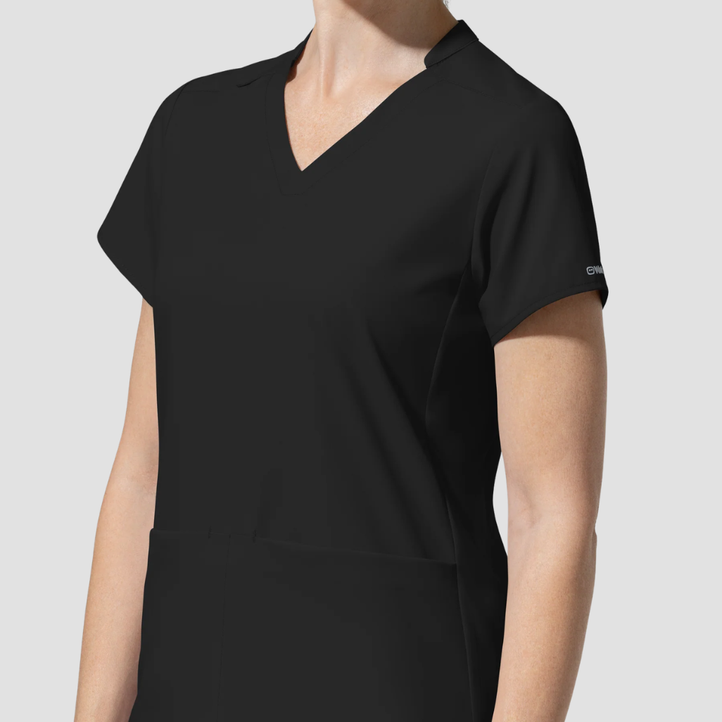 6270 - Womens Wink Aura Allure V-Neck Scrub Top
