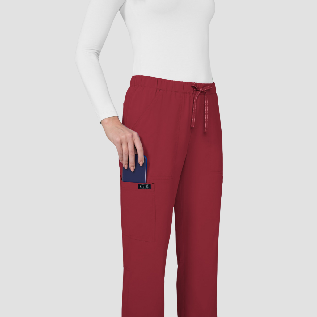 731 - Womens Koi Holly Ruby Scrub Pant - 3X