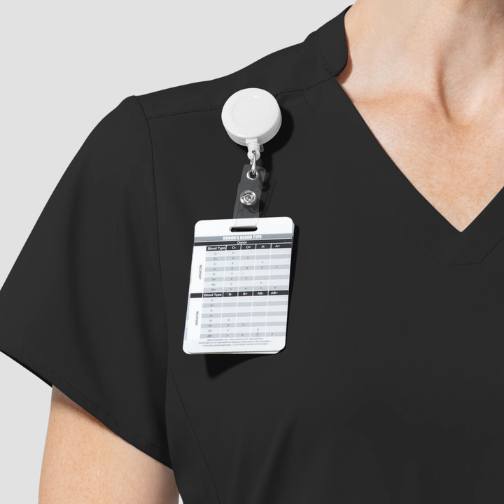 6270 - Womens Wink Aura Allure V-Neck Scrub Top