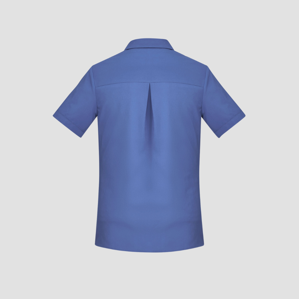 CS947LS - Womens Fashion Biz Florence Plain Short Sleeve Shirt