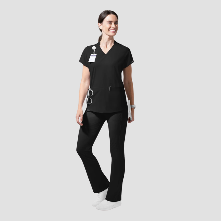 6270 - Womens Wink Aura Allure V-Neck Scrub Top