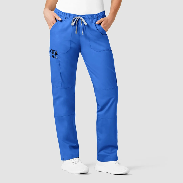 504 - Womens Wonderwork Cargo Scrub Pant - Royal - XXS | XS | 3XL