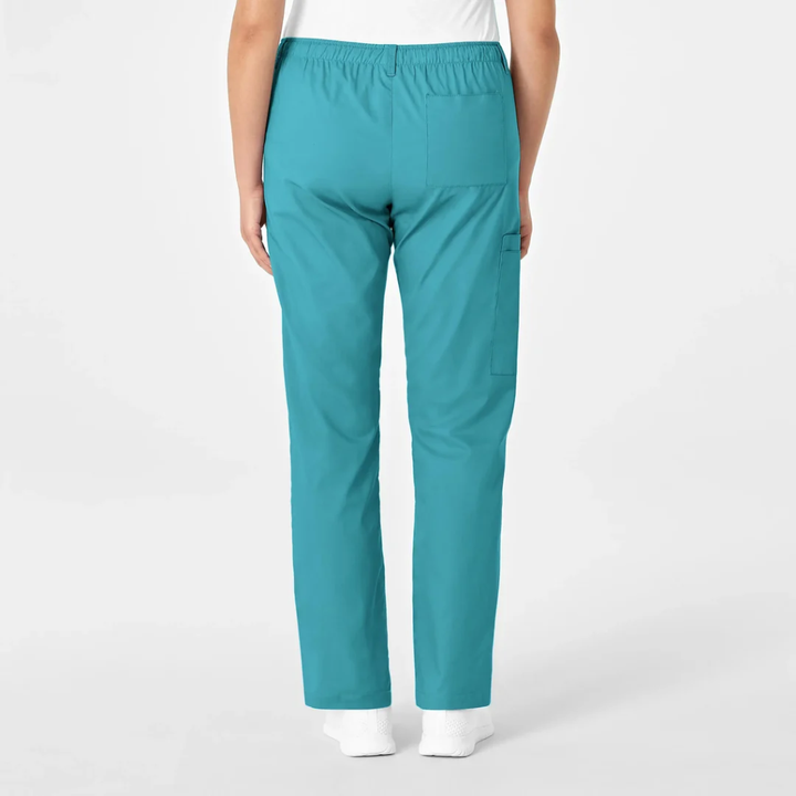 504 - Womens Wonderwork Cargo Scrub Pant - Teal - XXS | XS | M | L