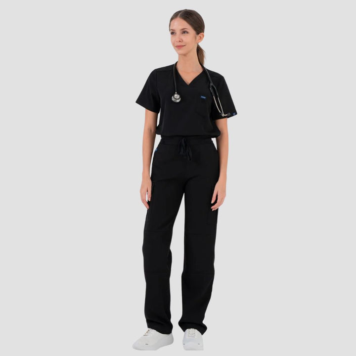 Womens Dr Woof VetCore™ Vet Med Cargo Scrub Pants with GENU™ Removable Knee Protection