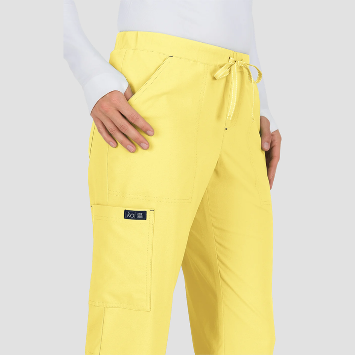 731 - Womens Koi Holly Scrub Pant Sunshine Yellow