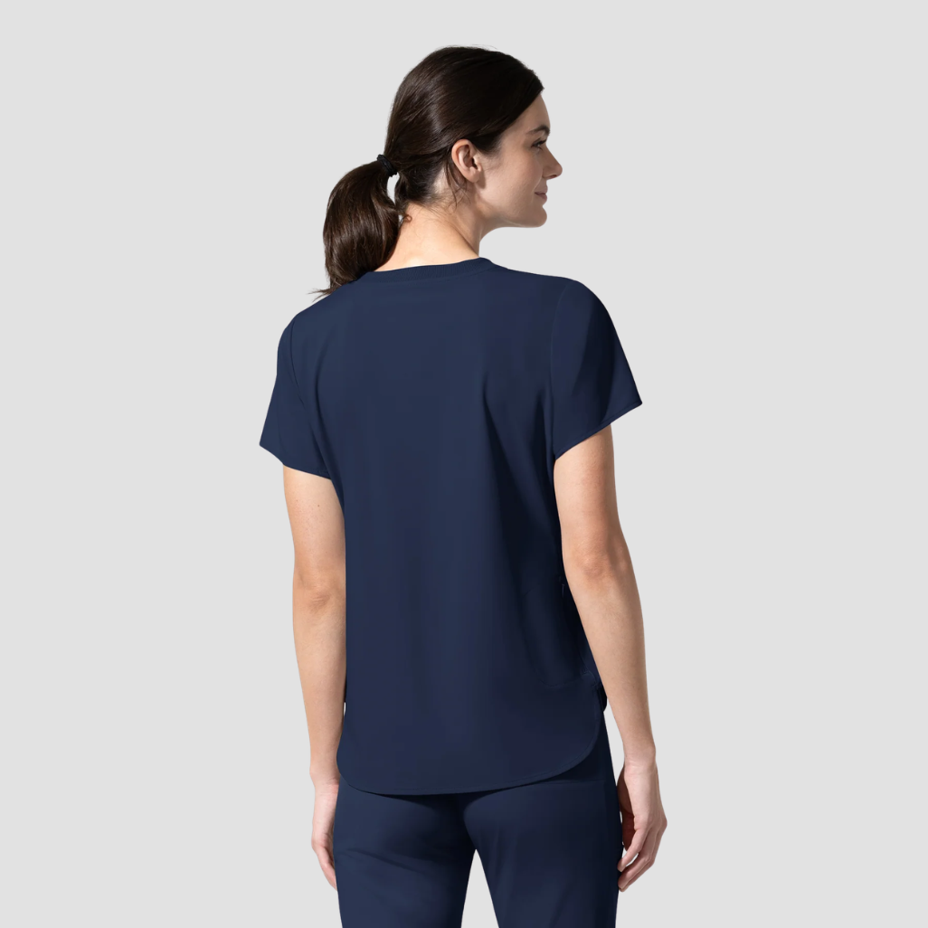 6170 - Womens Wink Aura Captive Crew Neck Scrub Top