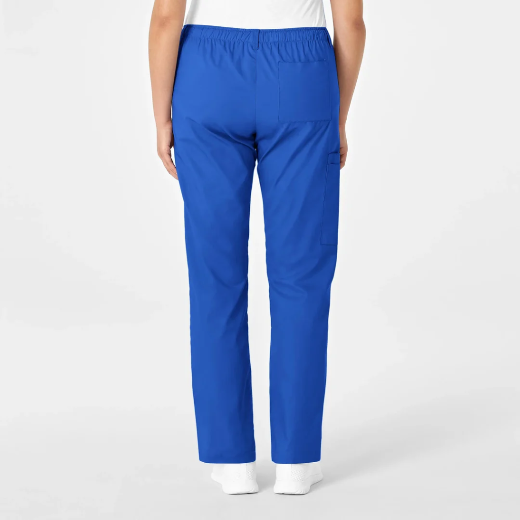 504 - Womens Wonderwork Cargo Scrub Pant - Royal - XXS | XS | 3XL