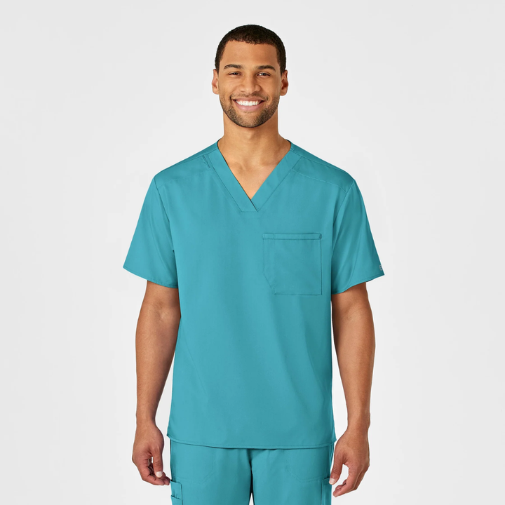 6619 - Mens Wonderwink Pro Scrub Top - Teal - XS | XL