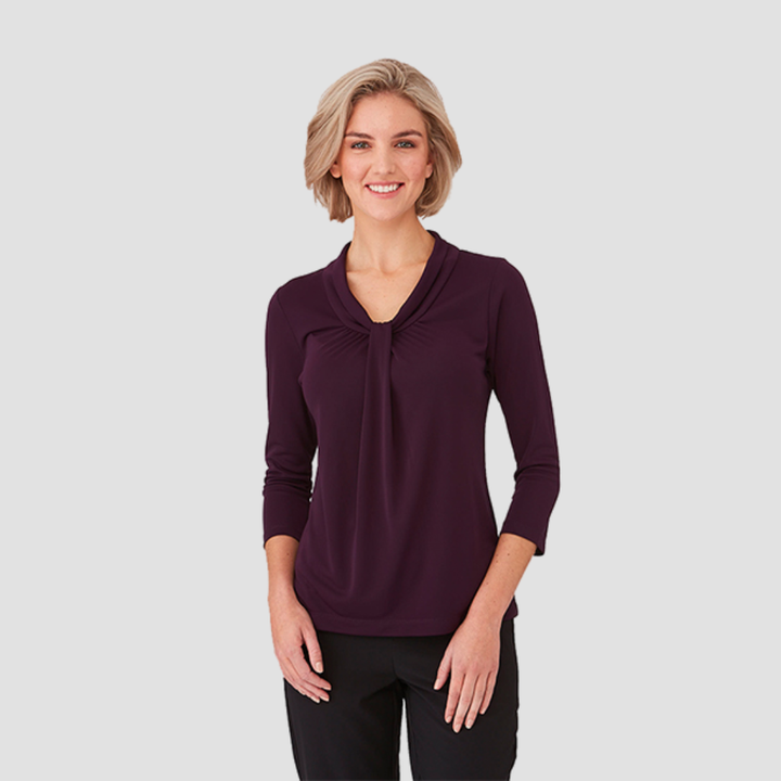 2221 - Womens City Collection Pippa 3/4 Sleeve Top