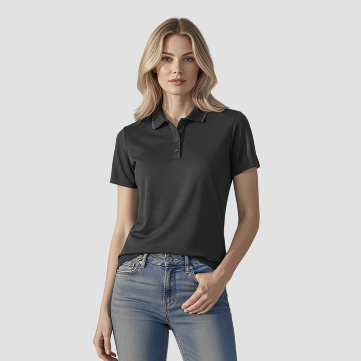 P412LS - Womens Fashion Biz Echo Polo