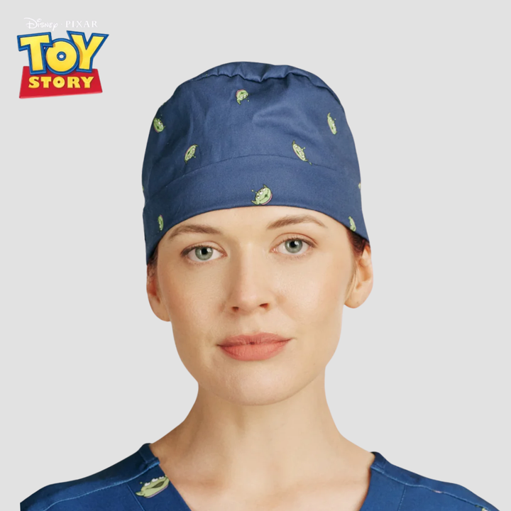 Dr Woof Disney &amp; Pixar’s Little Green Men Scrub Cap