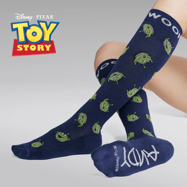 Dr Woof Disney &amp; Pixar’s Little Green Men Bamboo Compression Socks