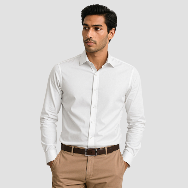 RS969ML - Mens Fashion Biz Charlie Slim Fit Long Sleeve Shirt