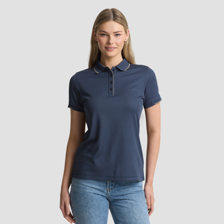 P313LS - Womens Fashion Biz Focus  Polo