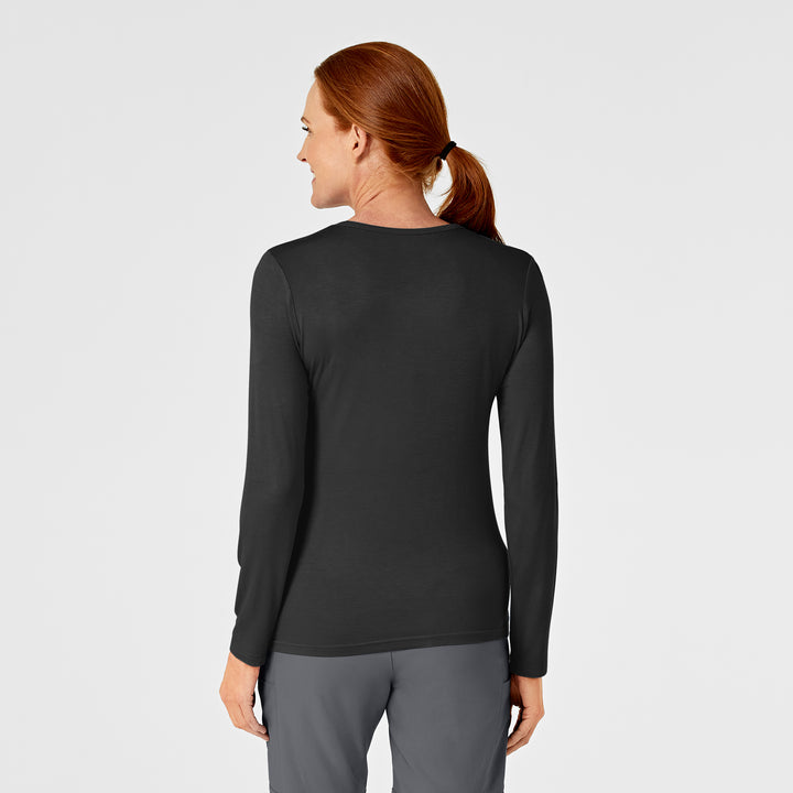 2009 - Womens Wonderwink Silky Tee - Plain