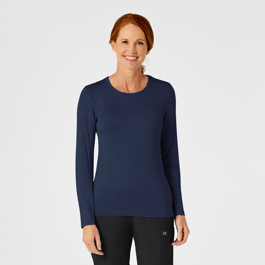 2009 - Womens Wonderwink Silky Tee - Plain