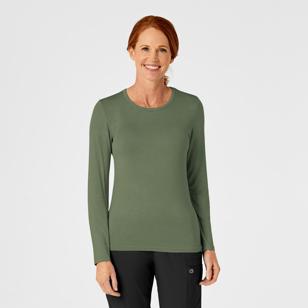 2009 - Womens Wonderwink Silky Tee - Plain