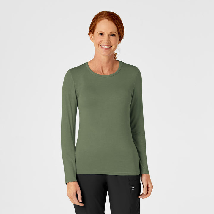 2009 - Womens Wonderwink Silky Tee - Plain