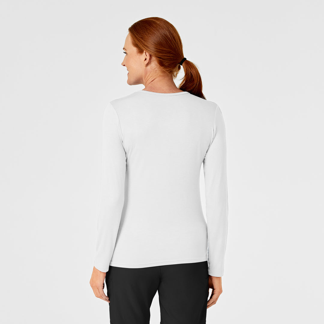 2009 - Womens Wonderwink Silky Tee - Plain