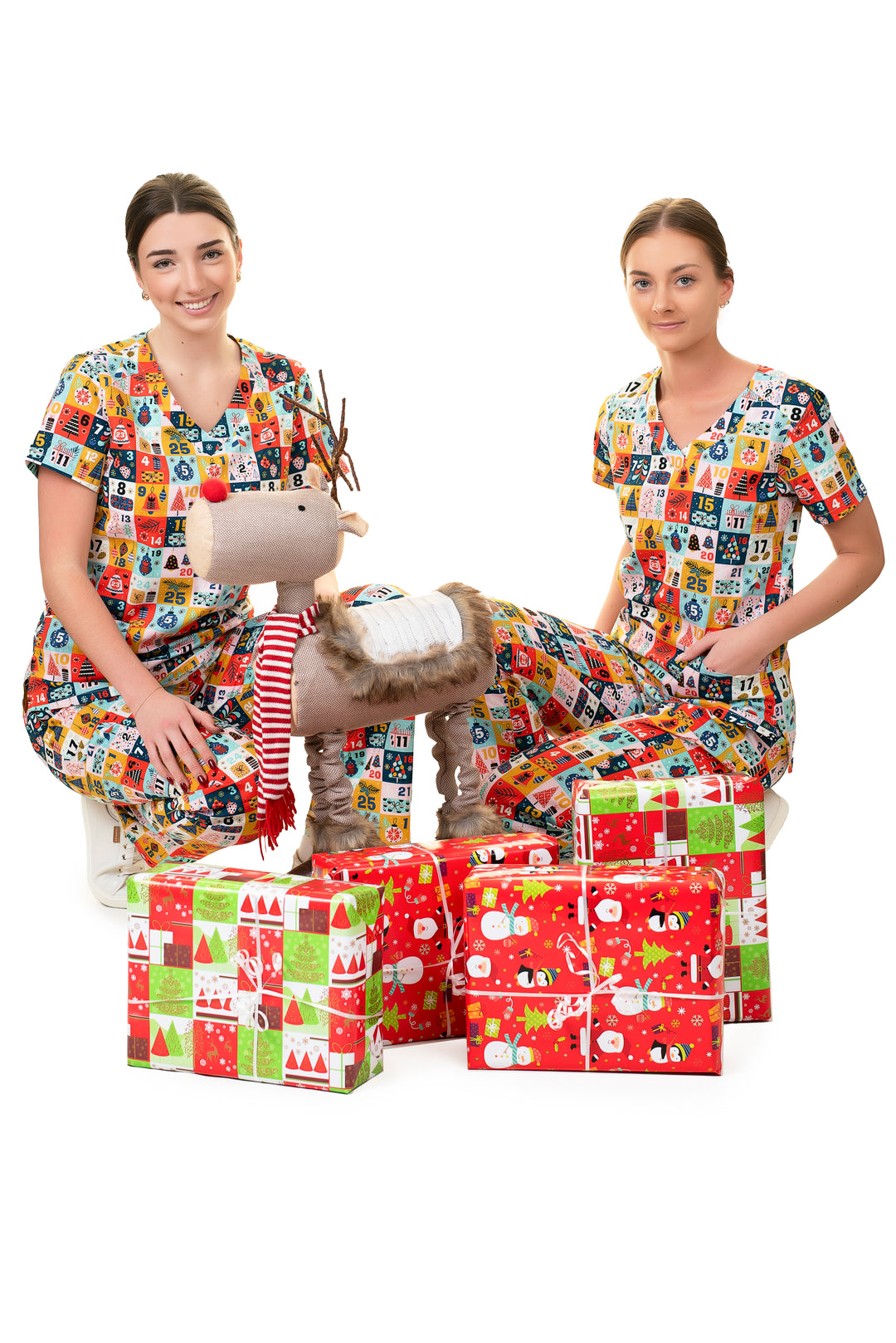 Shiftready Christmas Scrub Set - Advent Calendar