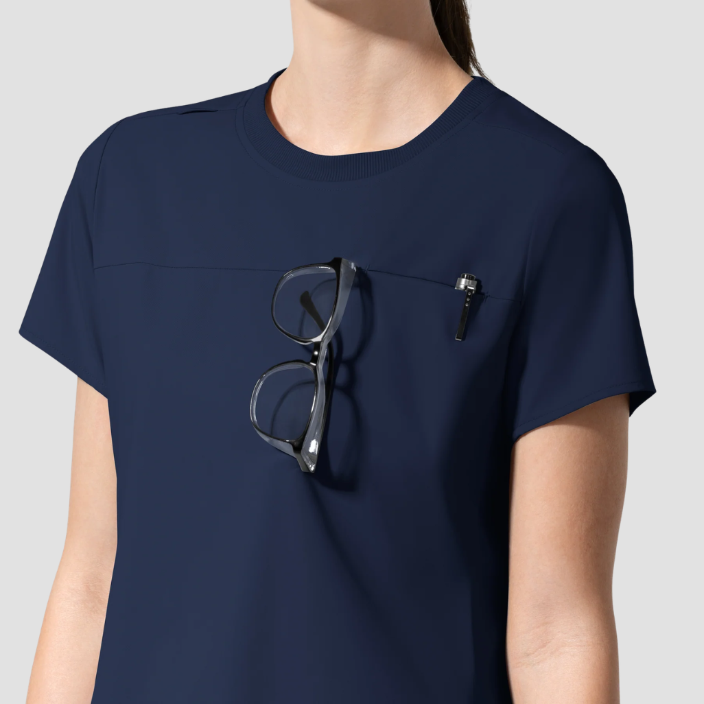 6170 - Womens Wink Aura Captive Crew Neck Scrub Top