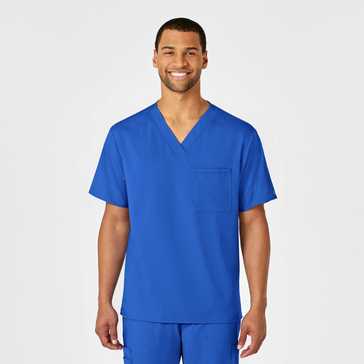 6619 - Mens Wonderwink Pro Scrub Top - Royal - S | L