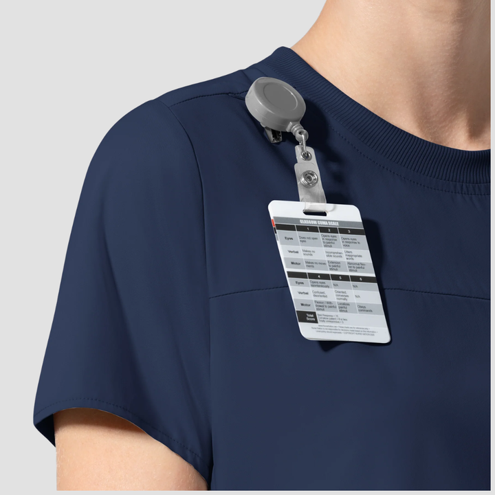 6170 - Womens Wink Aura Captive Crew Neck Scrub Top