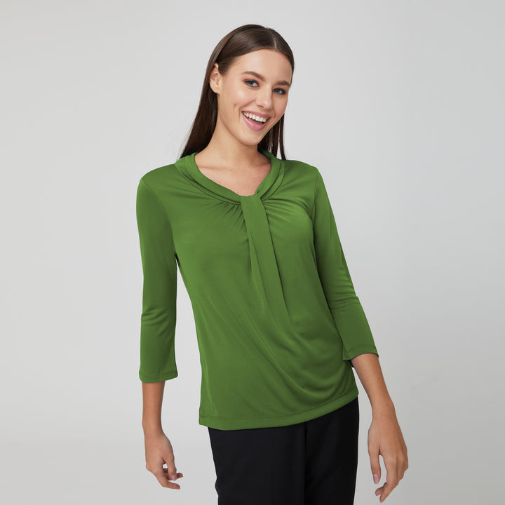 2221 - Womens City Collection Pippa 3/4 Sleeve Top