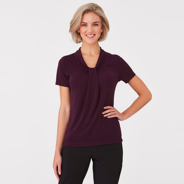 2222 - Womens City Collection Pippa Short Sleeve Top