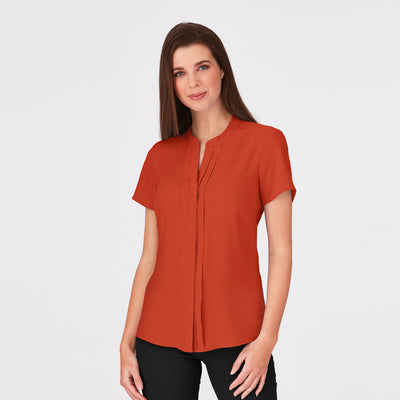 Womens City Collection Envy Short Sleeve Top