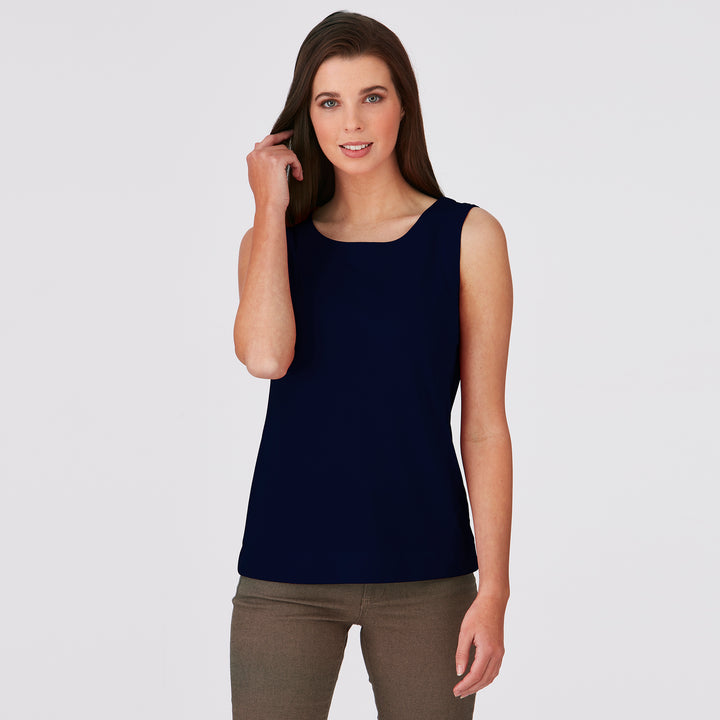 2292 - Womens City Collection Smart Knit Sleeveless Top