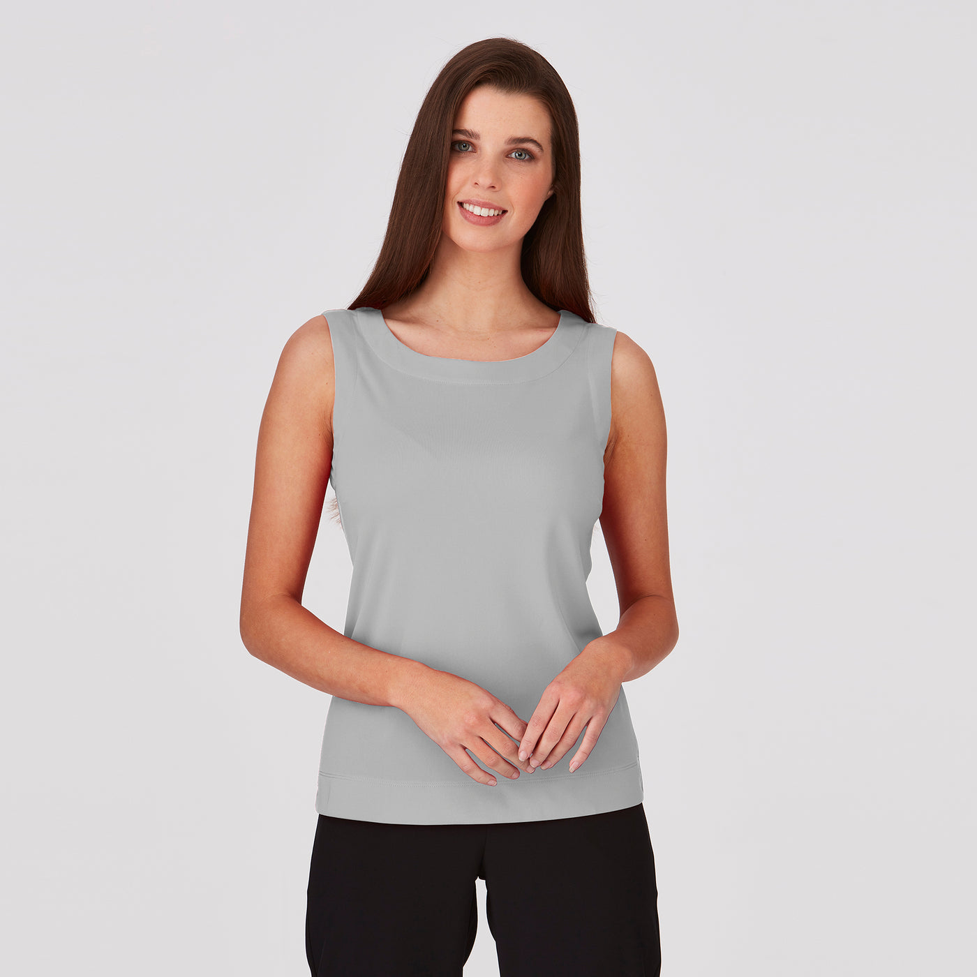 Womens City Collection Smart Knit Sleeveless Top