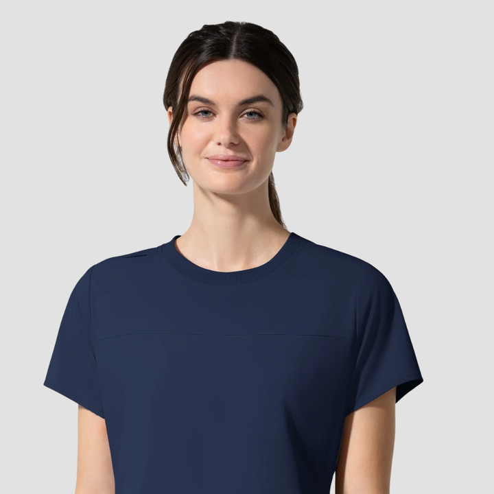 6170 - Womens Wink Aura Captive Crew Neck Scrub Top