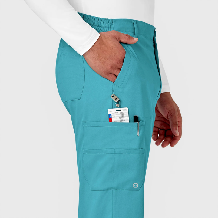 5619 - Mens Wonderwink Pro Scrub Pant - Teal - XS | L