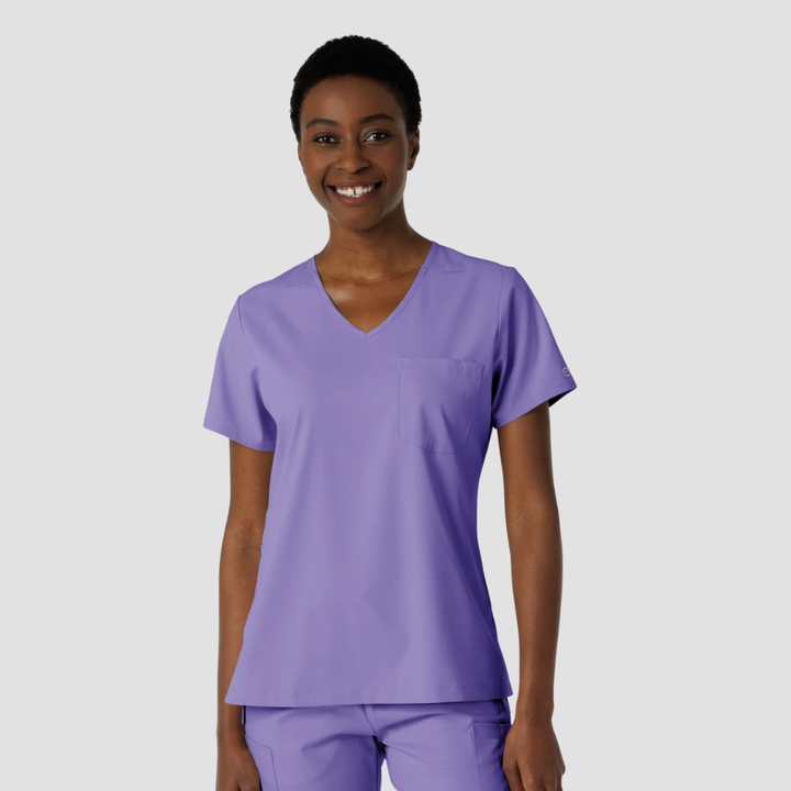 6151 - Womens Wink Boundless Scrub Top Iris - XL