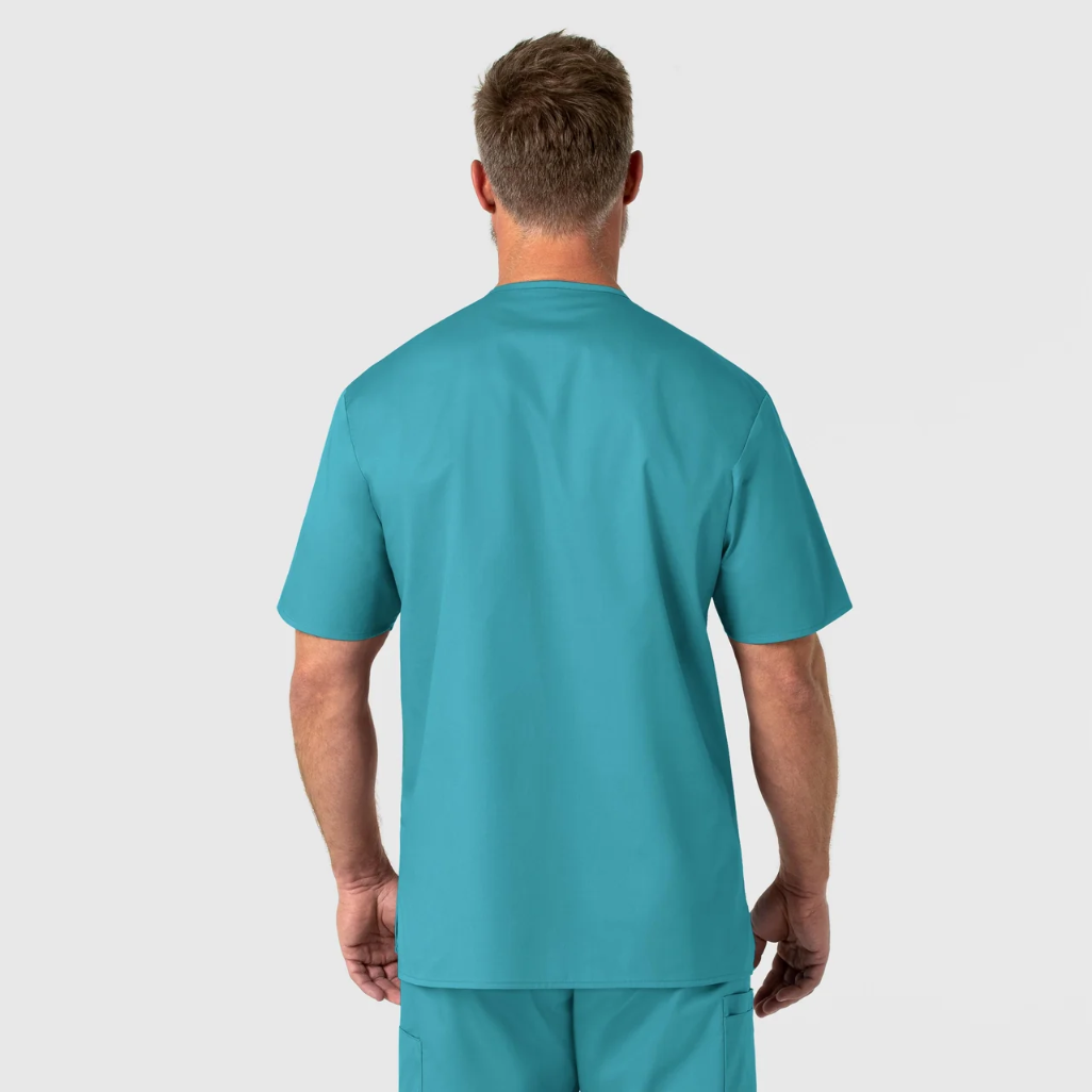 103 - Mens Wonderwork Scrub Top - Teal - XL | 2XL | 3XL | 5XL