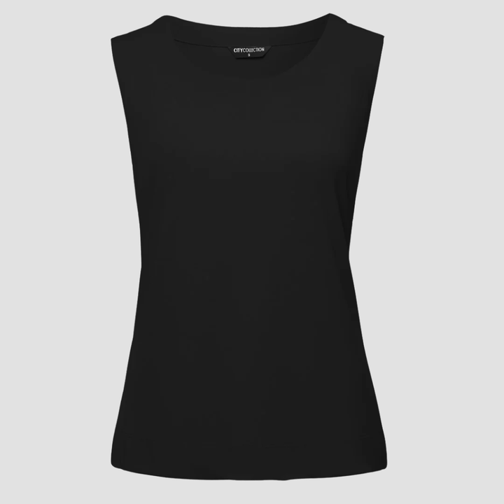 2292 - Womens City Collection Smart Knit Sleeveless Top