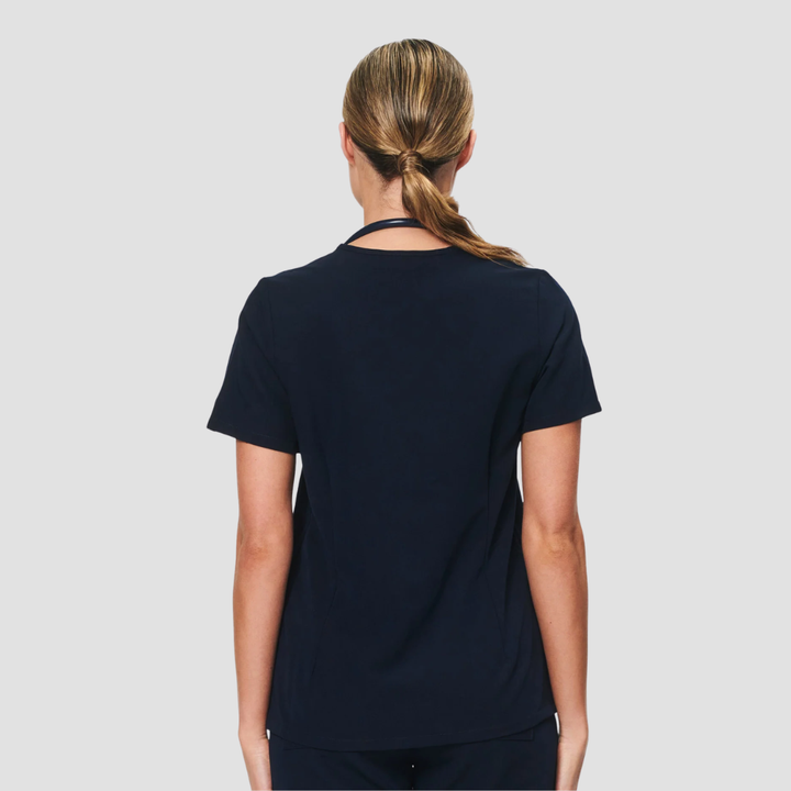 Womens Dr Woof 3-Pocket Scrub Top