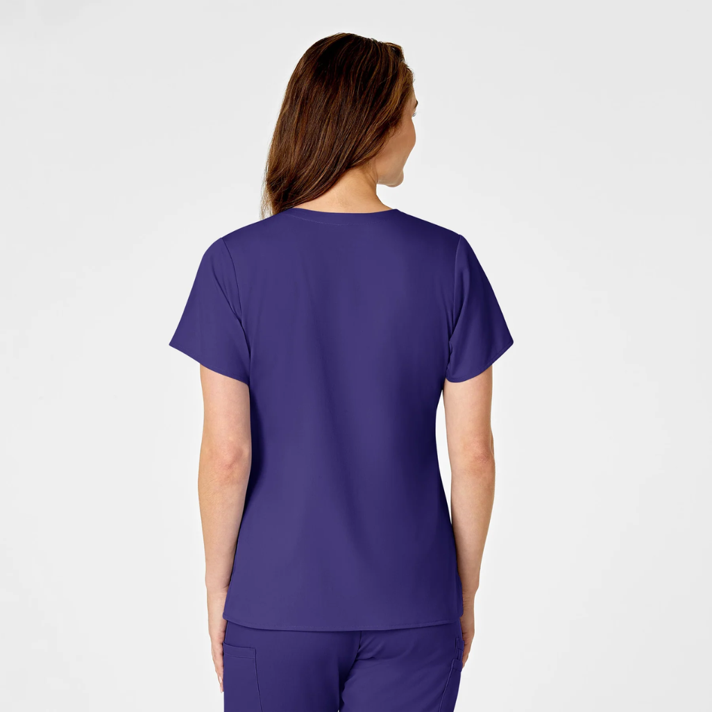 6319 - Womens Wonderwink Pro Scrub Top - Grape - 3XL | 5XL