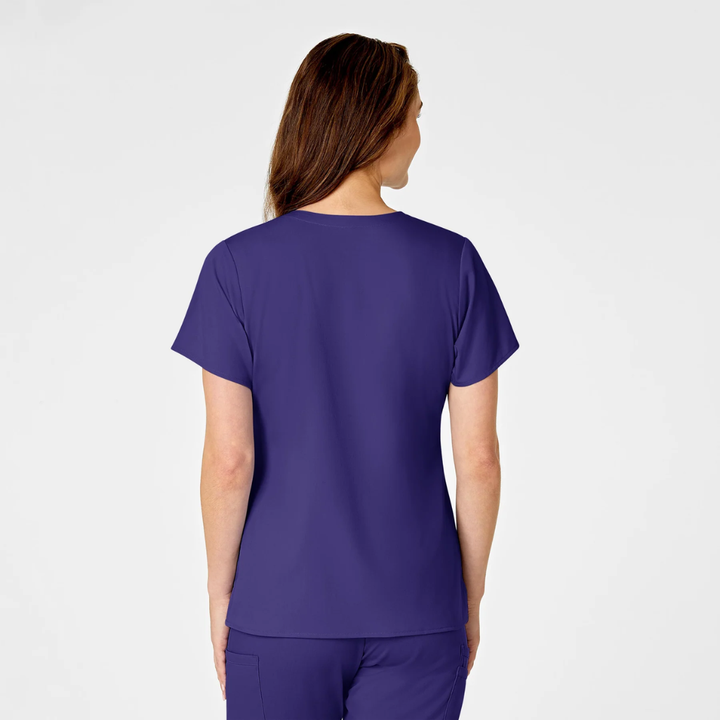 6319 - Womens Wonderwink Pro Scrub Top - Grape - 3XL | 5XL