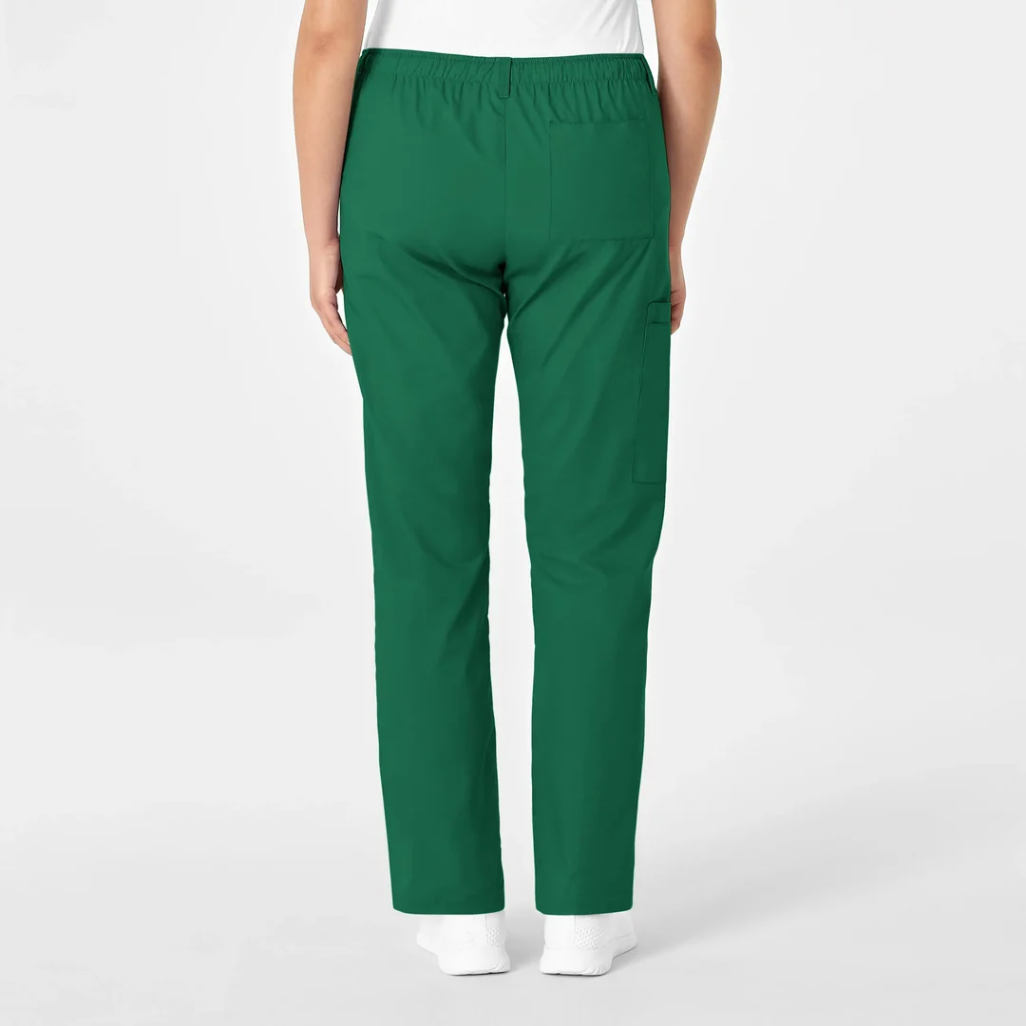 504 - Womens Wonderwork Cargo Scrub Pant - Hunter - XXS