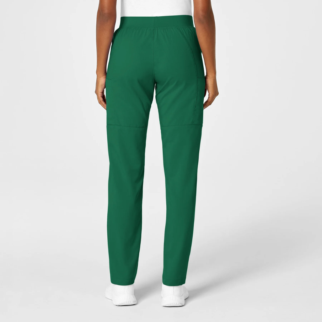 5419 - Womens Wonderwink Pro Knit Waist Scrub Pant - Hunter - XXS | XS | XXSP | XSP | 2XP
