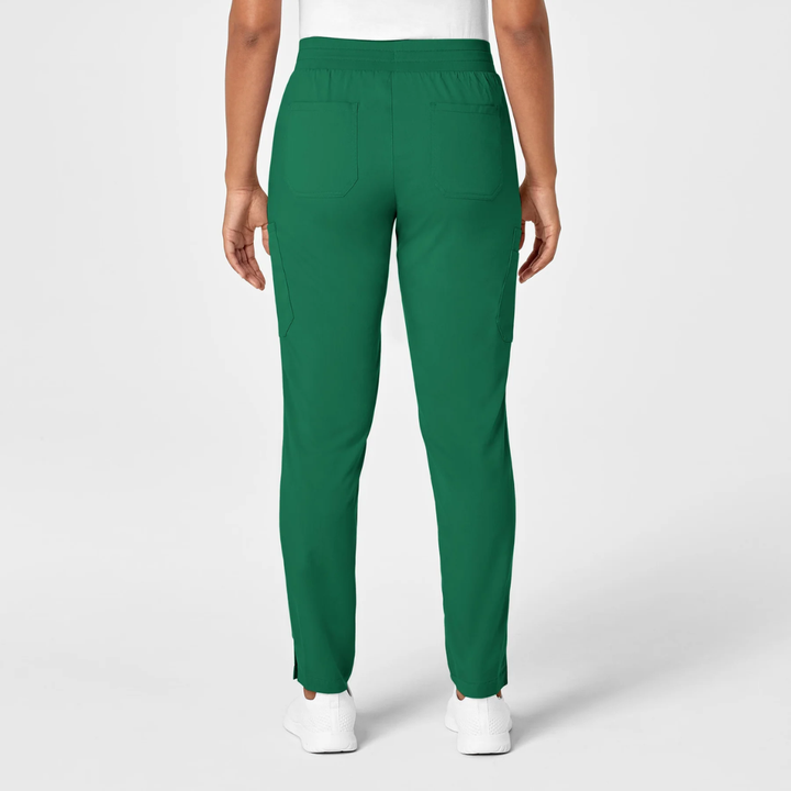 5519 - Womens Wonderwink Pro Slim Leg Cargo Pant - Hunter - XXS
