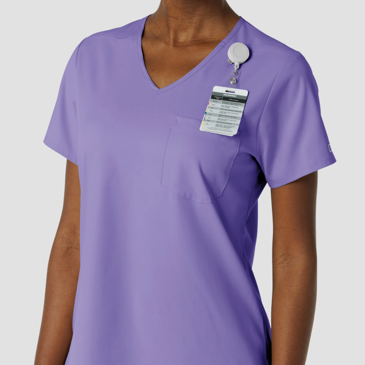 6151 - Womens Wink Boundless Scrub Top Iris - XL